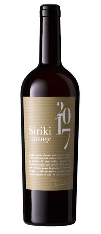 Siriki Orange Bio IGP 2017 cl.75 - Dei Principi Di Spadafora