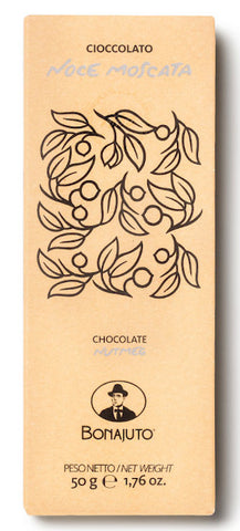Cioccolato Noce Moscata Bonajuto gr. 50